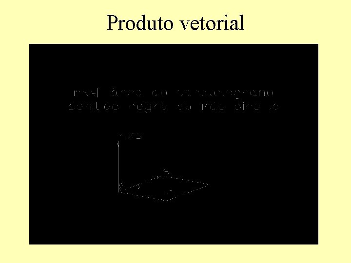 Produto vetorial 