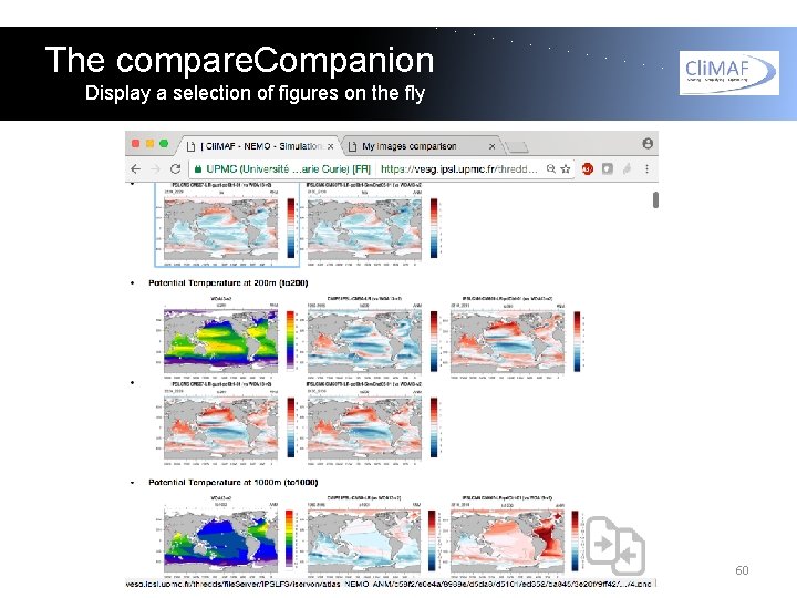 The compare. Companion Display a selection of figures on the fly 60 