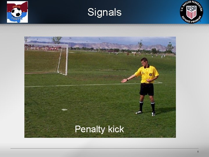 Signals Penalty kick 8 