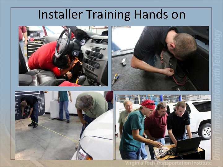 Installer Training Hands on 16 