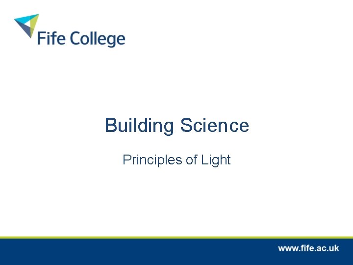 Building Science Principles of Light 
