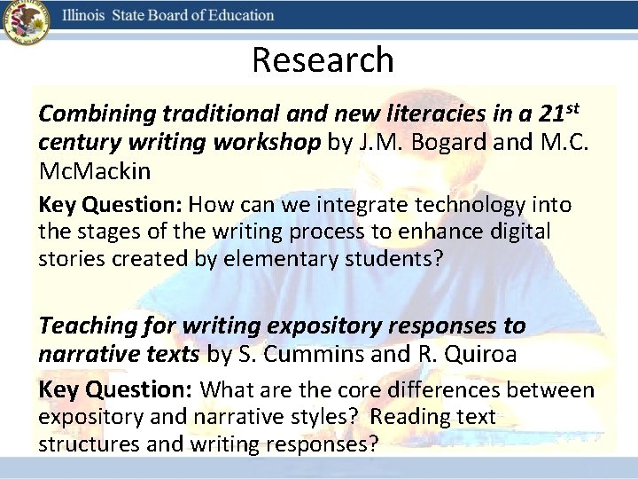 Research Combining traditional and new literacies in a 21 st century writing workshop by