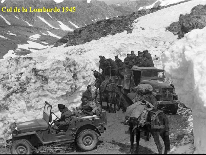 Col de la Lombarde 1945 