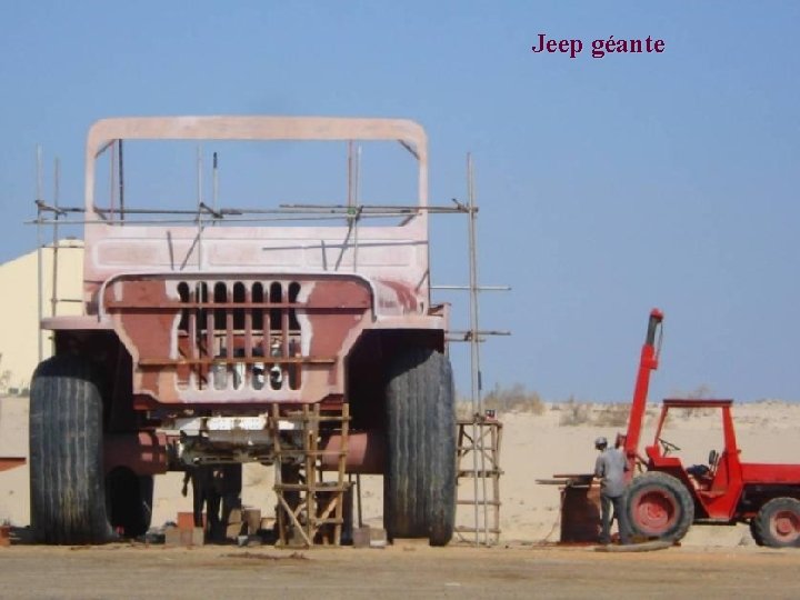 Jeep géante 