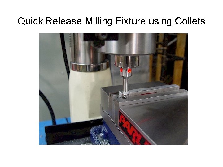 Quick Release Milling Fixture using Collets 