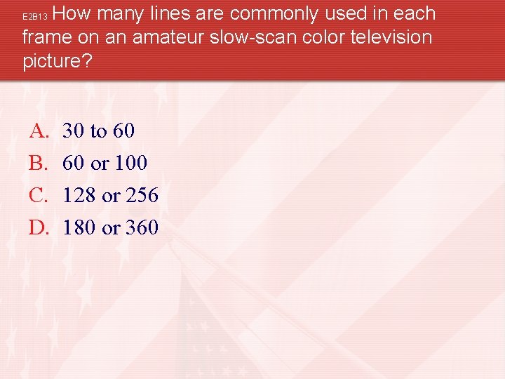 How many lines are commonly used in each frame on an amateur slow-scan color