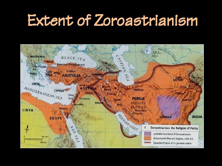 Extent of Zoroastrianism 