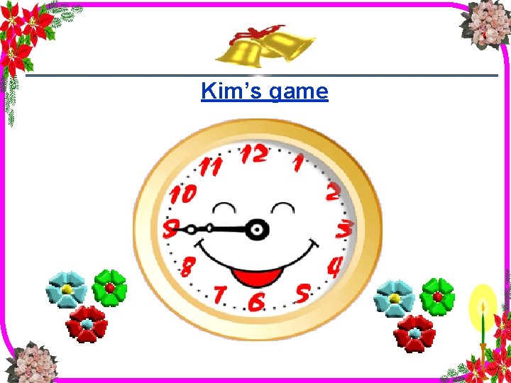 Kim’s game 
