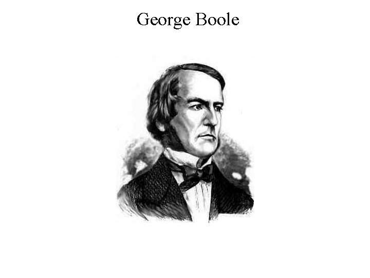 George Boole George Boole