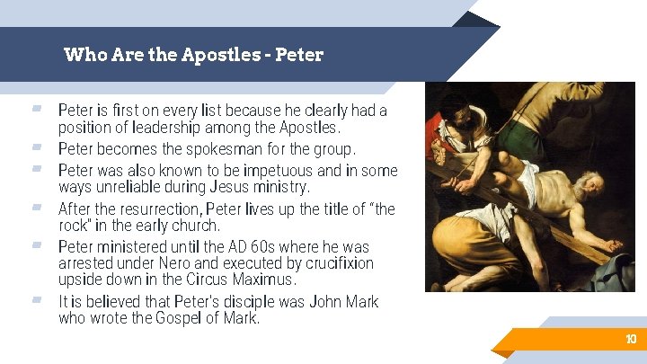 Who Are the Apostles - Peter ▰ ▰ ▰ Peter is first on every