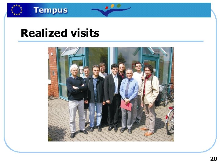 Realized visits 20 