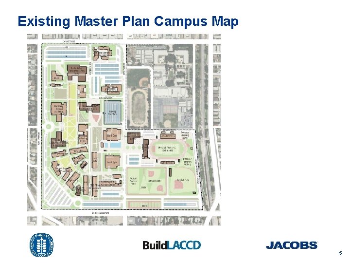 Existing Master Plan Campus Map 5 
