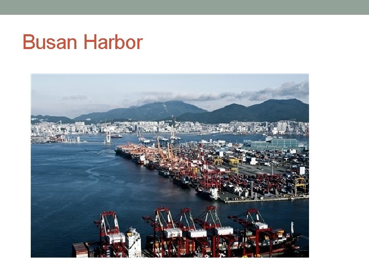 Busan Harbor 