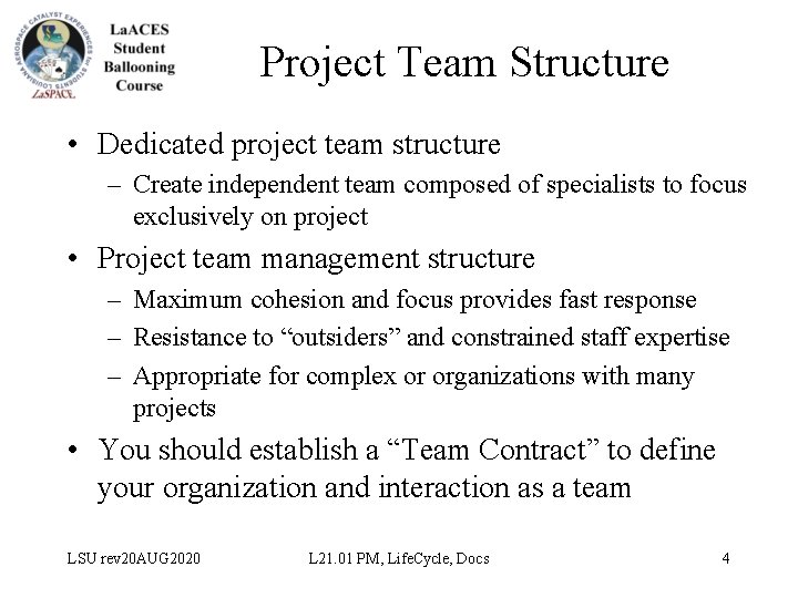 Project Management Lifecycle and Documentation Project Management Unit