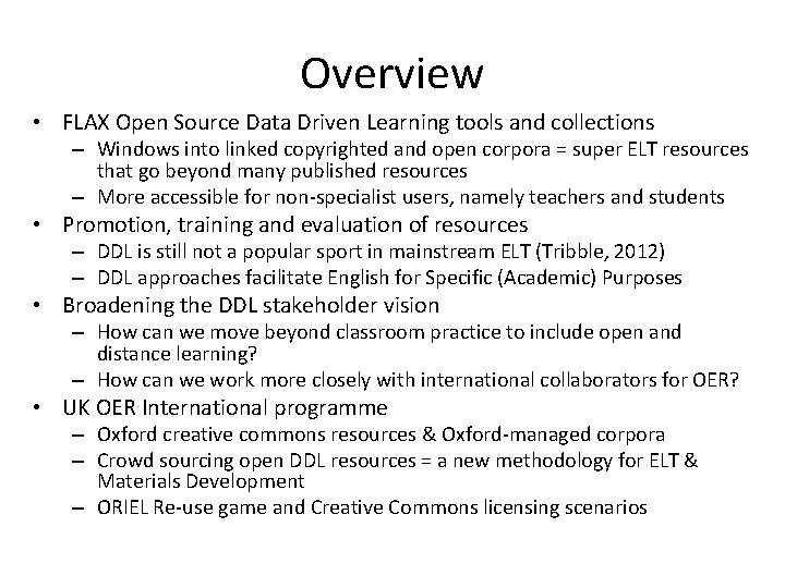 Open Educational Resources for English Language Teaching Korea