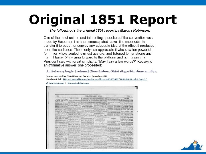 Original 1851 Report 