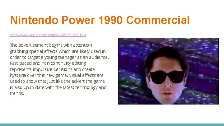 Nintendo Power 1990 Commercial https: //www. youtube. com/watch? v=8 SFt 0 Md. TTSA The