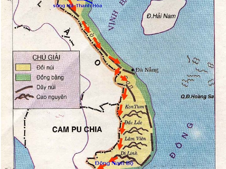 sông Mã-Thanh Hóa Đông Nam Bộ 