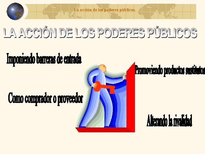 La acción de los poderes públicos. 