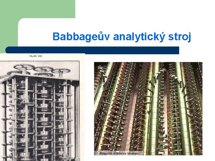 Babbageův analytický stroj 