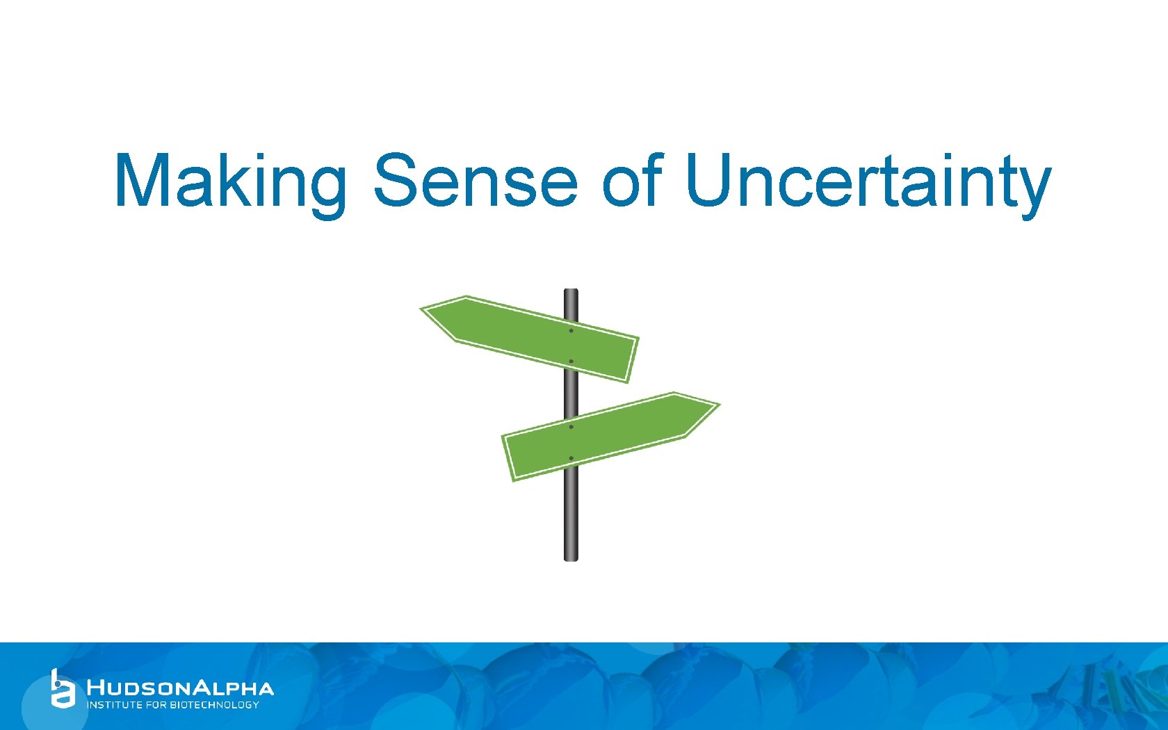 Making Sense of Uncertainty 