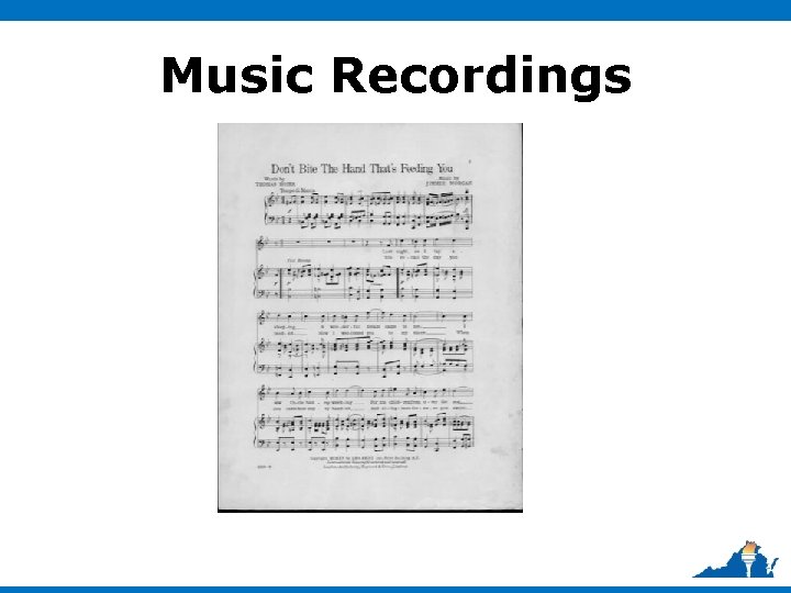 Music Recordings 