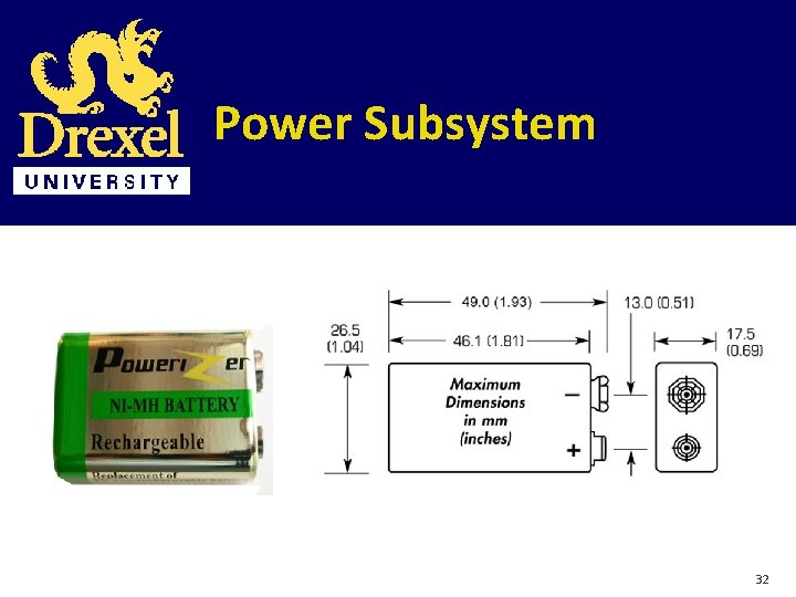 Power Subsystem 32 