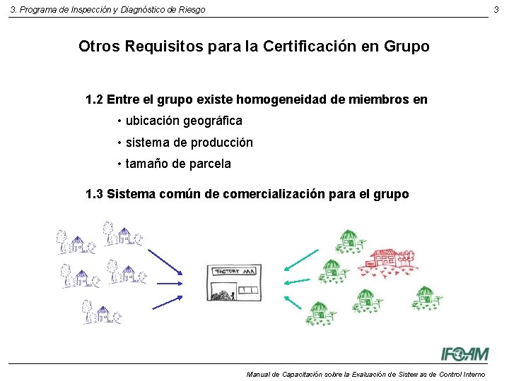 3. Programa de Inspección y Diagnóstico de Riesgo 3 Otros Requisitos para la Certificación 3. Programa de Inspección y Diagnóstico de Riesgo 3 Otros Requisitos para la Certificación
