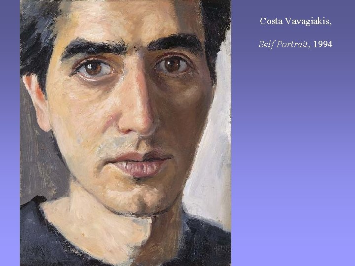 Costa Vavagiakis, Self Portrait, 1994 