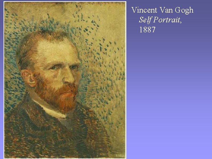 Vincent Van Gogh Self Portrait, 1887 