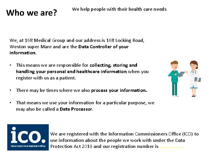 Who we are? We help people with their health care needs We, at 168