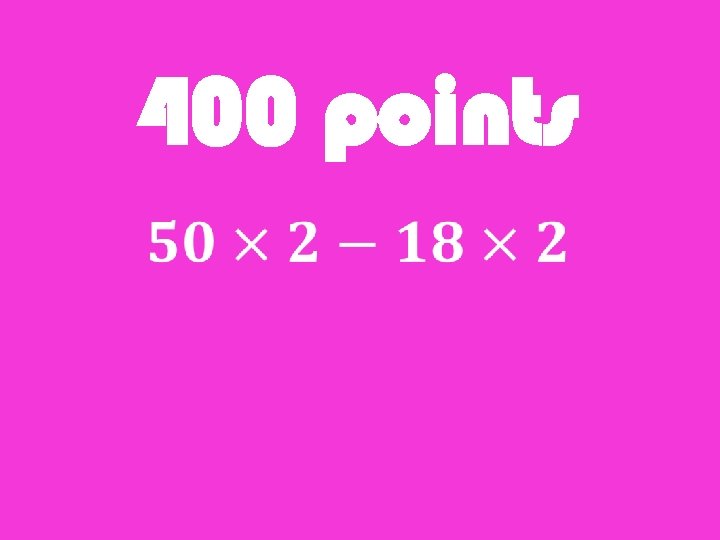 400 points 