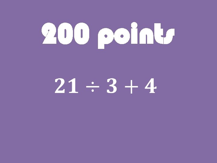 200 points 