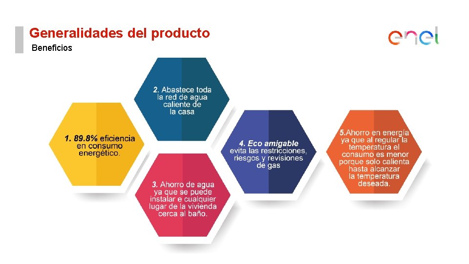 Generalidades del producto Beneficios 