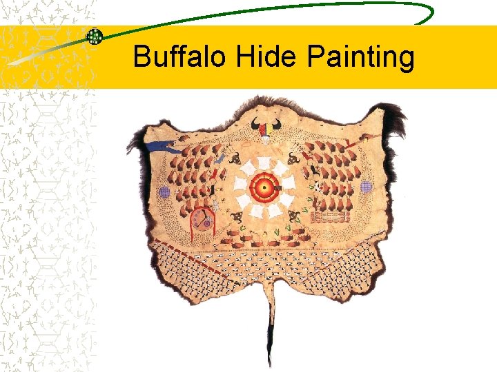 Buffalo Hide Painting 