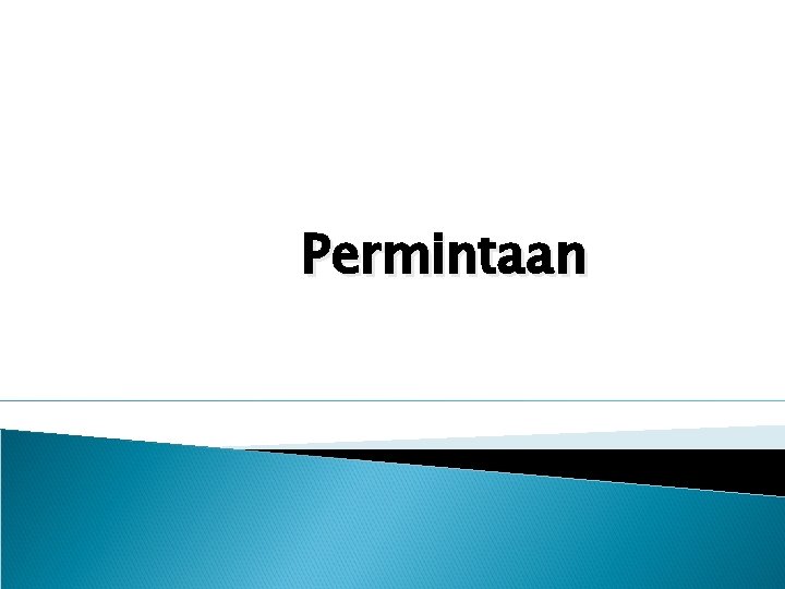 Permintaan 