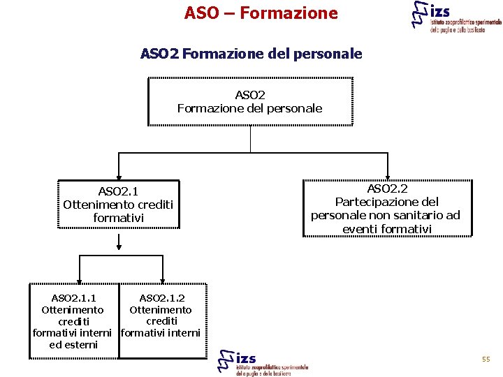 ASO – Formazione ASO 2 Formazione del personale ASO 2. 1 Ottenimento crediti formativi