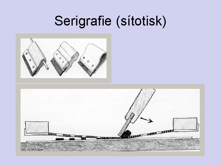 Serigrafie (sítotisk) 