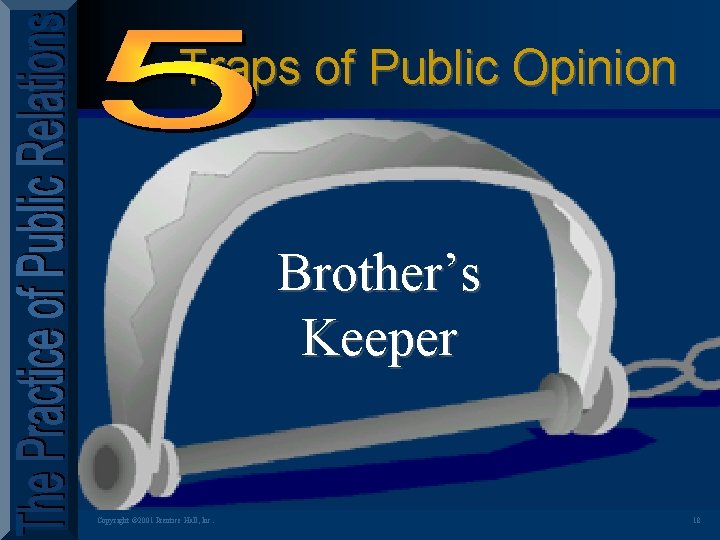 Traps of Public Opinion Brother’s Keeper Copyright © 2001 Prentice Hall, Inc. 18 
