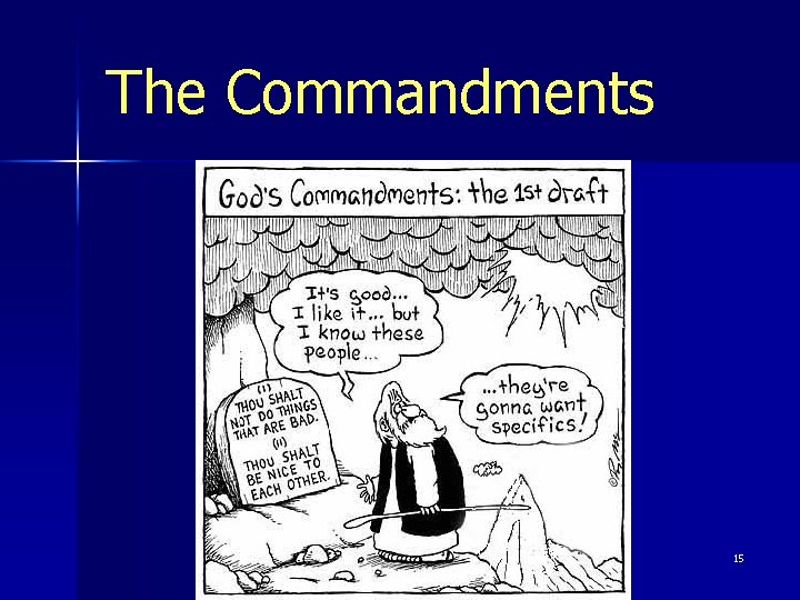 The Commandments 15 