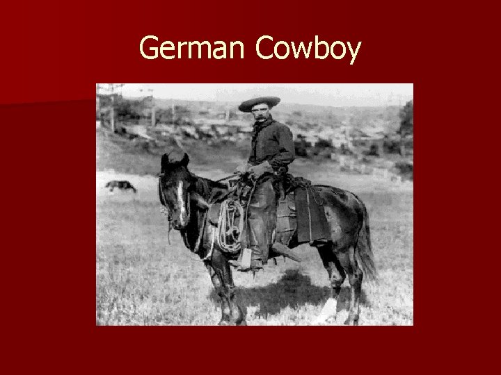 German Cowboy 