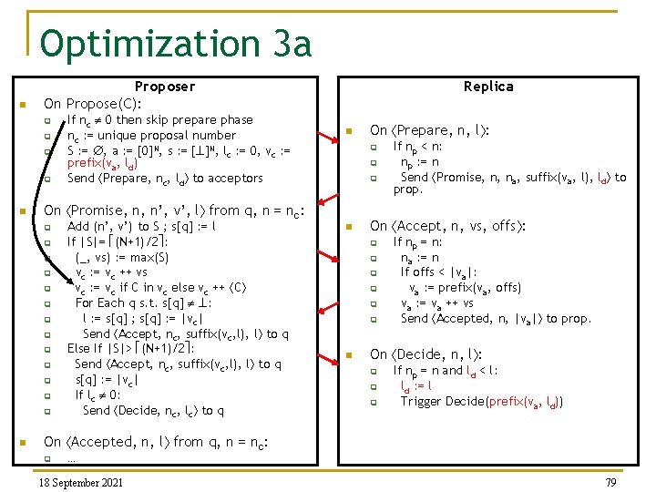 Optimization 3 a n Proposer On Propose(C): q q n n q q q