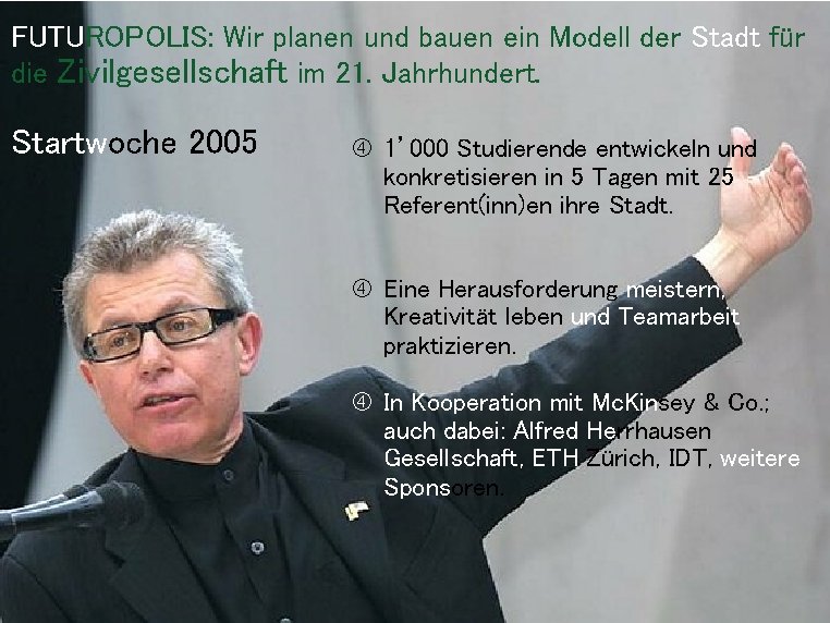 FUTUROPOLIS: Wir planen und bauen ein Modell der Stadt für die Zivilgesellschaft im 21.