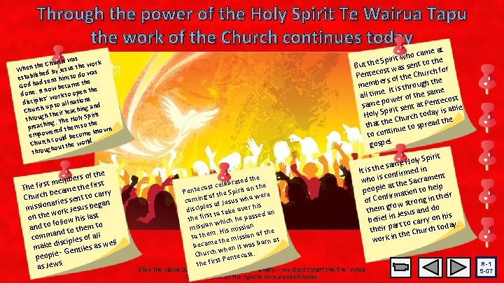 Through the power of the Holy Spirit Te Wairua Tapu the work of the