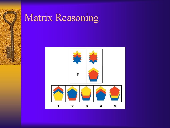 Matrix Reasoning 