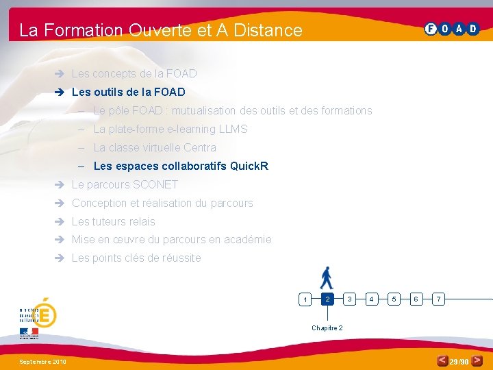 La Formation Ouverte et A Distance è Les concepts de la FOAD è Les