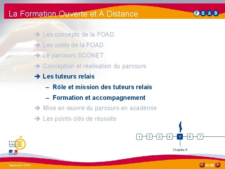 La Formation Ouverte et A Distance è Les concepts de la FOAD è Les
