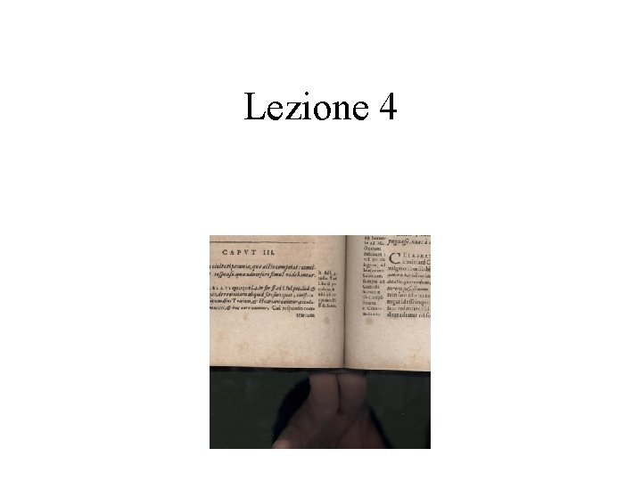 Lezione 4 