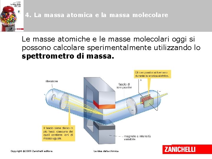 4. La massa atomica e la massa molecolare Le masse atomiche e le masse