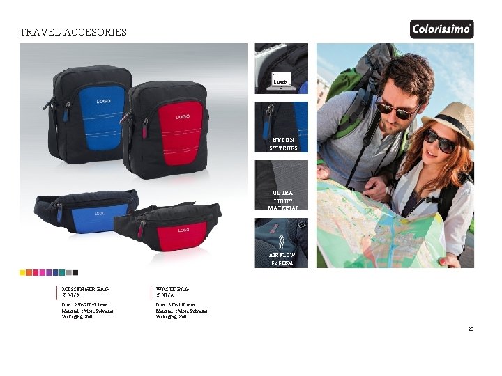 TRAVEL ACCESORIES Laptop 15 NYLON STITCHES ULTRA LIGHT MATERIAL AIR FLOW SYSTEM MESSENGER BAG